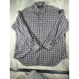 Polo Ralph Lauren Men's Blake Button Up Long Sleeve Red & Blue Plaid Size XL
